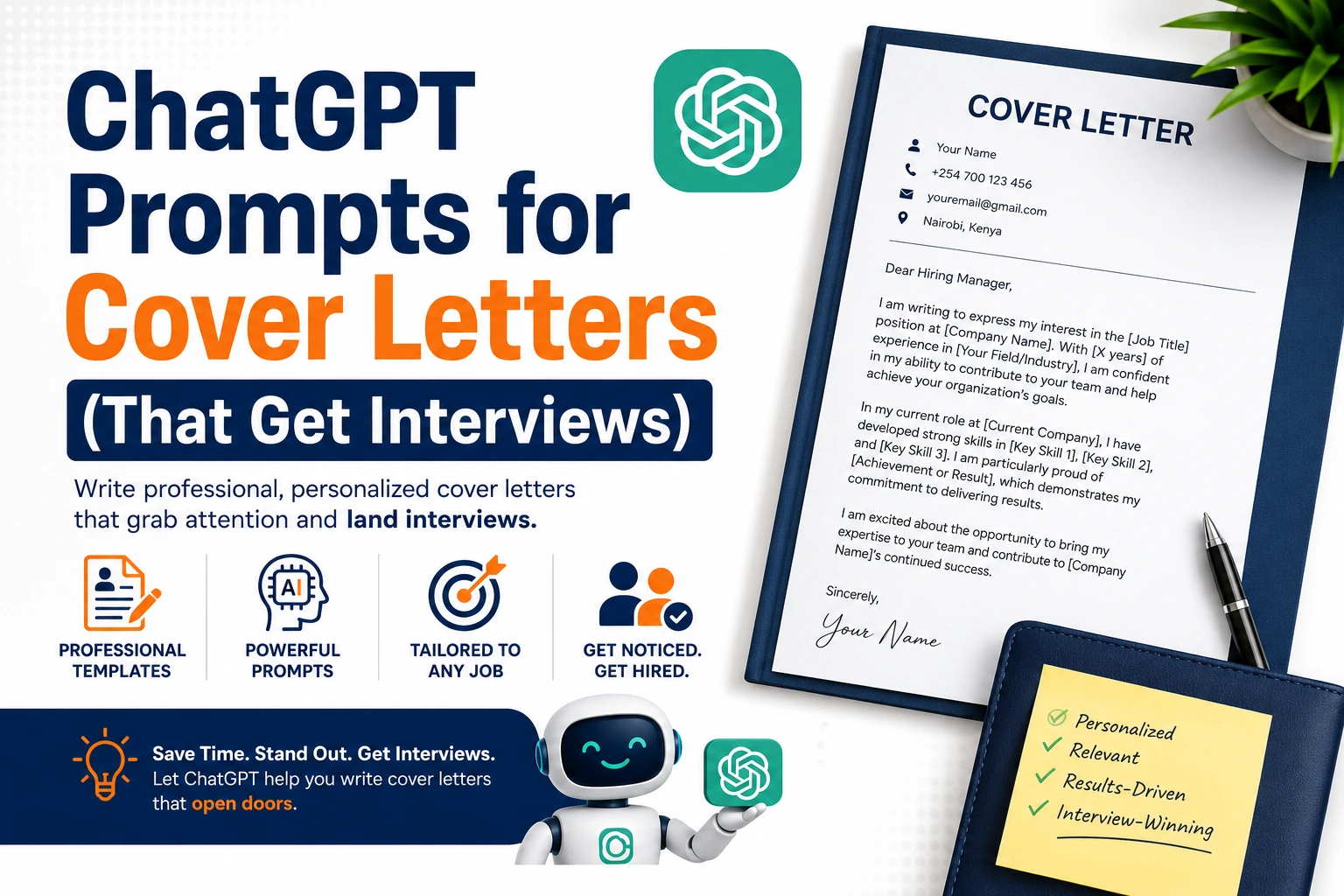 ChatGPT Prompts for Cover Letters