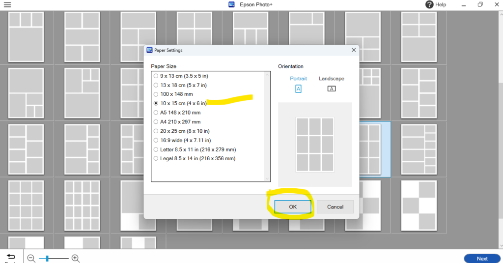 Epson photo plus passport photo printing guide