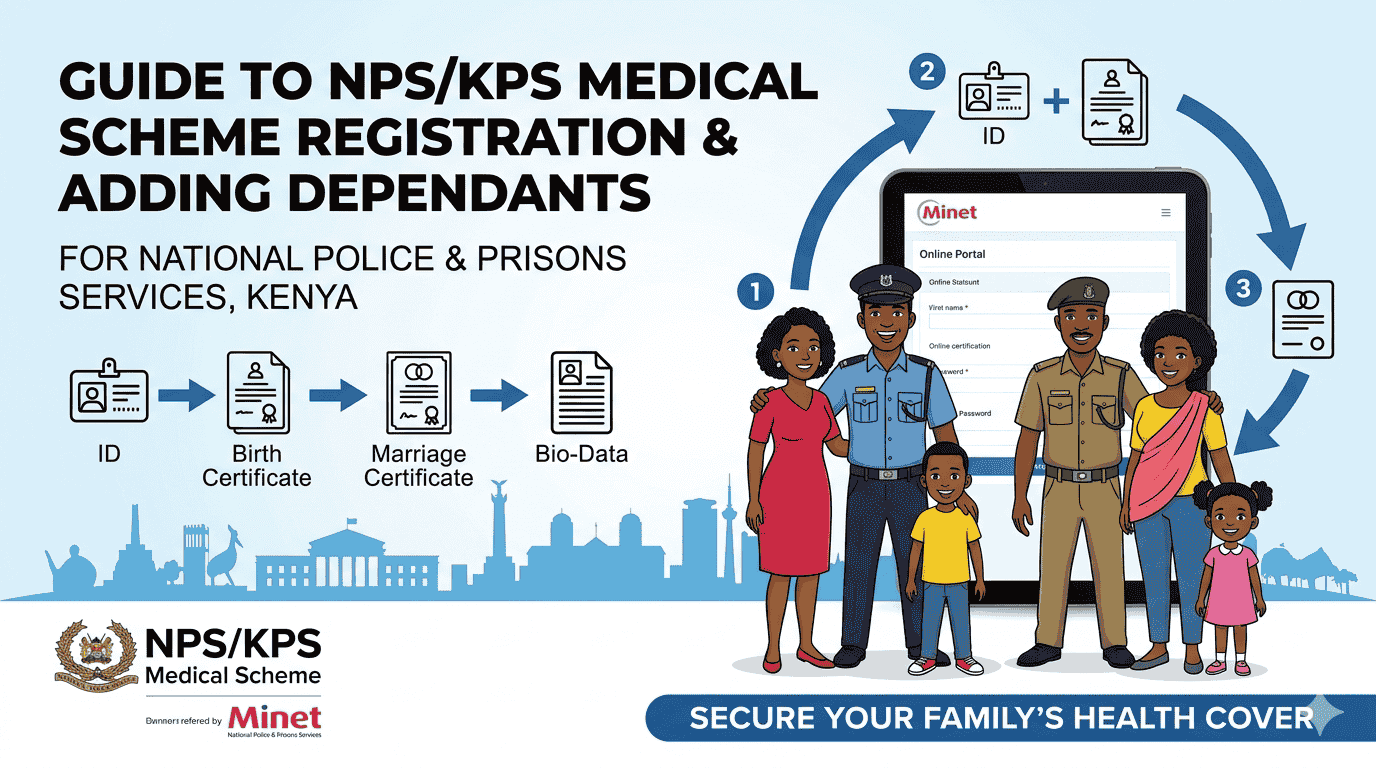 How to Register for NPS/KPS Medical Scheme & Add Dependants