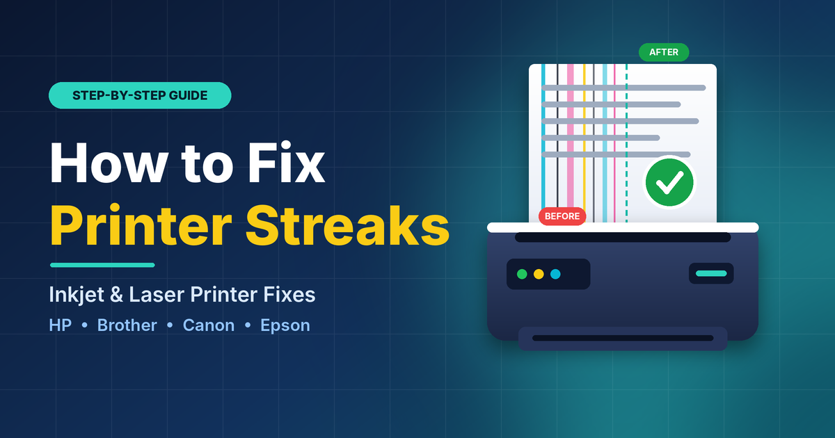 how to fix printer streaks