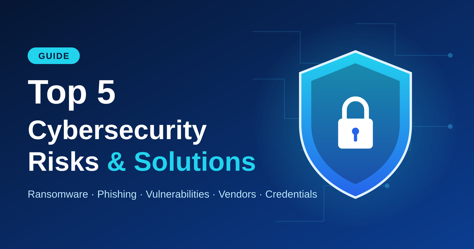 top 5 cybersecurity risks, top 5 cybersecurity risks and solutions